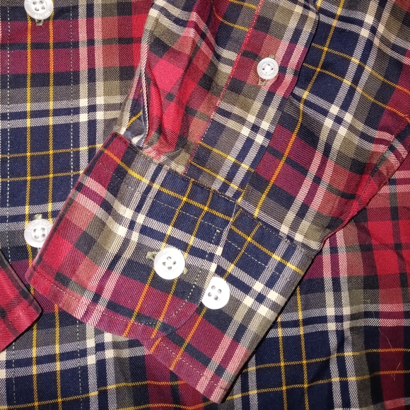 🆕Turnbury | Tartan Plaid Button Down Shirt Mens Size Small - Picture 5 of 14